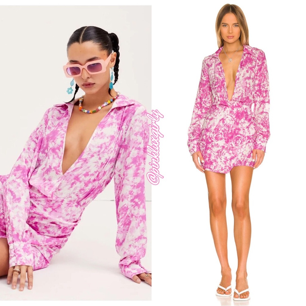 NWT $278 For Love & Lemons Devon Shirt Dress 💕